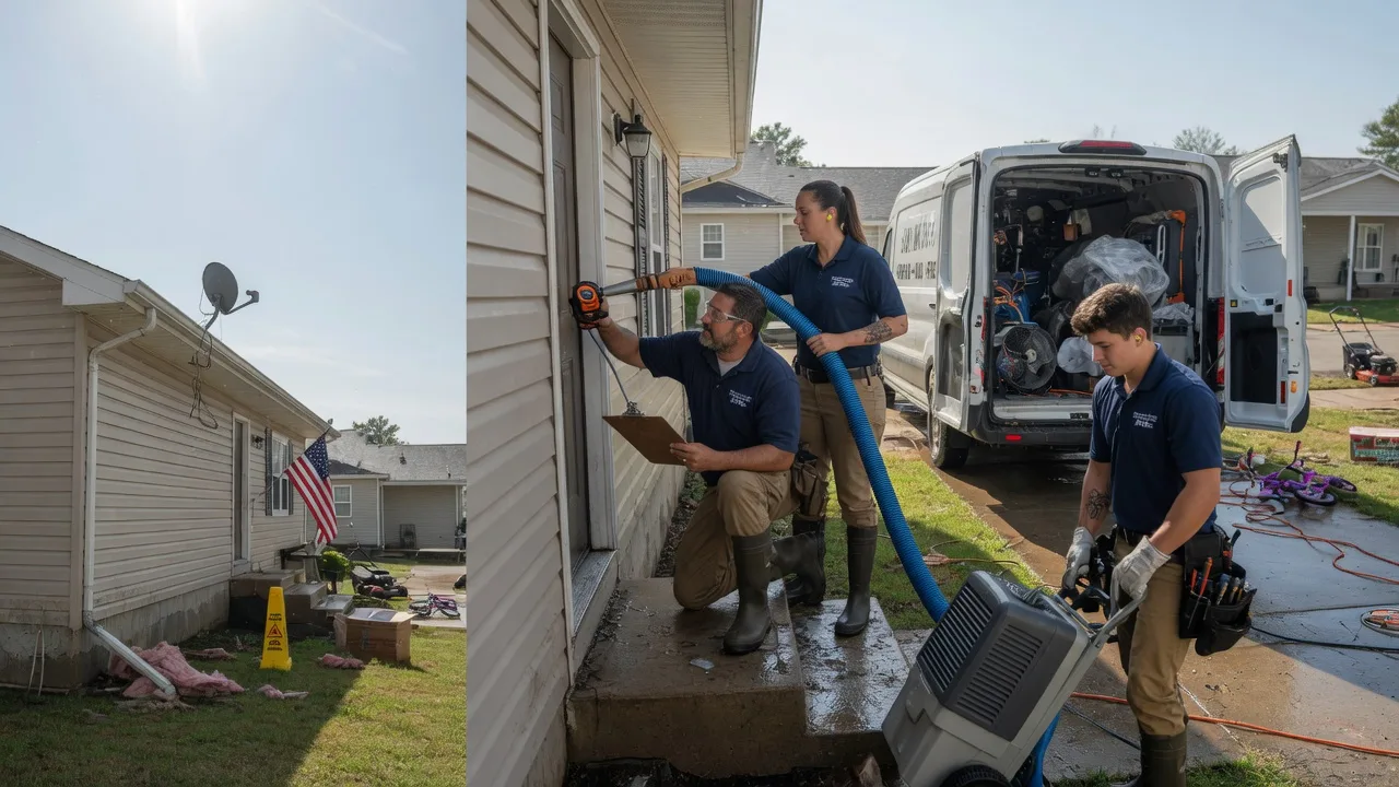 Ceiling Water Damage Restoration in Newcomb, TN near me